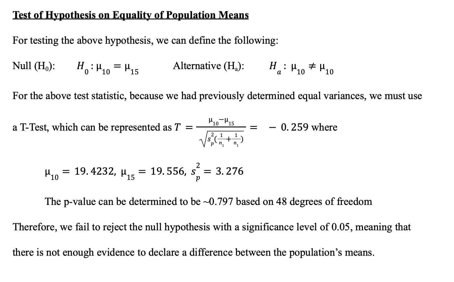 Formal Statistical Report image